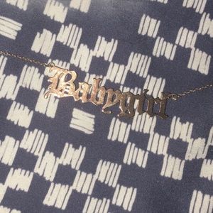 Babygirl necklace